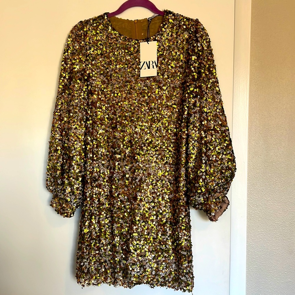 Stunning sequin Zara party dress (medium)